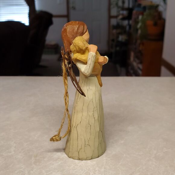 2001 Demdaco Willow Tree Ornaments Angel Of Friendship 4" Tall No Box - Picture 4 of 5